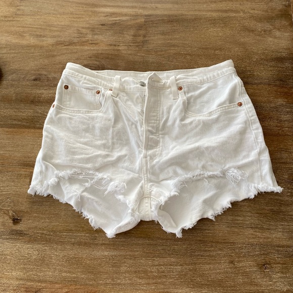 Levi's Pants - Levi’s | 501 original white shorts
